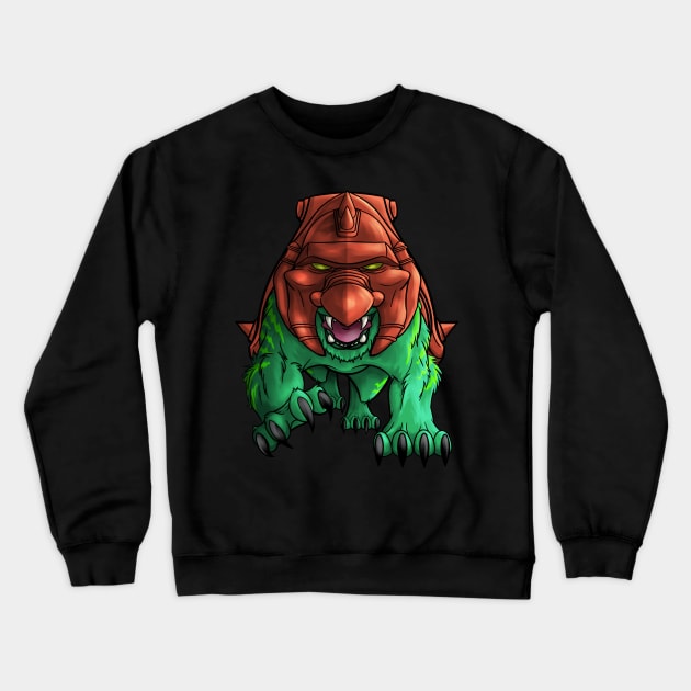 Battlecat Crewneck Sweatshirt by EMBoyd ART